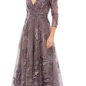 Elegant Purple Evening Gown